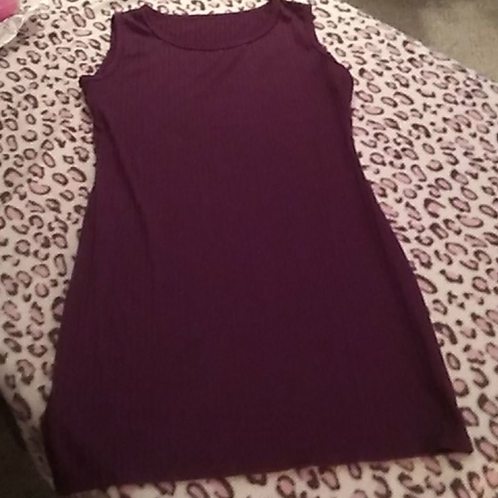 🤠NWOT Burgandy, Silky, Mini Dress SZ Medium